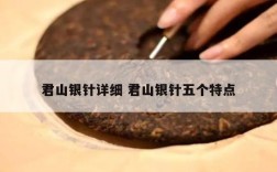 君山银针详细 君山银针五个特点