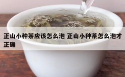 正山小种茶应该怎么泡 正山小种茶怎么泡才正确