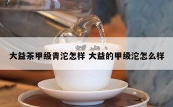 大益茶甲级青沱怎样 大益的甲级沱怎么样