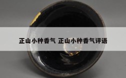 正山小种香气 正山小种香气评语