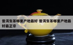 普洱生茶哪里产地最好 普洱生茶哪里产地最好最正宗