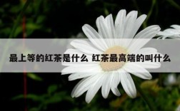 最上等的红茶是什么 红茶最高端的叫什么