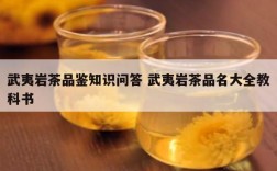 武夷岩茶品鉴知识问答 武夷岩茶品名大全教科书