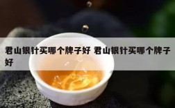 君山银针买哪个牌子好 君山银针买哪个牌子好