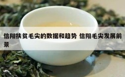 信阳扶贫毛尖的数据和趋势 信阳毛尖发展前景